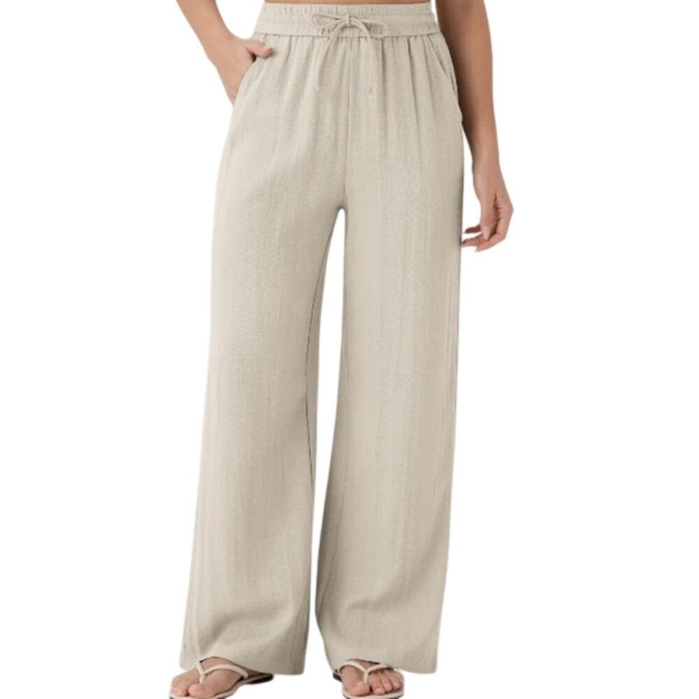 NEW Halara High Waisted Wide Leg Baggy Pants LARGE PETITE